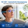 Automatic Vision-Adjusting Glasses with Case, Autofocus Self-Adjusting Glasses, Adaptive Liquid Crystal Focus Glasses for Women and Men (4*A, 1.0X) view 3