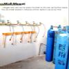 GHFXSCV Wall-Mounted Plastic Oxygen Cylinder Holder, Black view 4