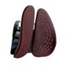 NOENNULL Adjustable Ergonomic Lumbar Support Backrest Cushion for Office and Car, Breathable Mesh (Brown) view 1