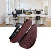 NOENNULL Adjustable Ergonomic Lumbar Support Backrest Cushion for Office and Car, Breathable Mesh (Brown) view 3