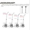 GHFXSCV Mini Oxygen Cylinder Stand, Metal Tank Holder with Wheels, Single-Cylinder D/E Cart, Rollable for Mobile Use, 12 cm (4 3/4 in) Diameter view 3