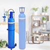 GHFXSCV Dual-Wheel Cylinder Storage Cart for Oxygen and Propane, Stainless Steel view 1