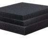 Waterproof Neoprene Fabric Aquarium Filter Wool, Cotton, Black, Multiple Grades, 15/25/35/50 PPI (35 PPI, 100 × 12 × 4 cm) view 1
