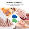 Moisturizing Fingerless Fabric Gloves, 2 Pairs, Blue view 3