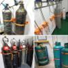 GHFXSCV Wall-Mount Oxygen Cylinder Holder, ABS Plastic view 2