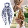 Sequin Hair Ties with Bow, Trendy Ponytail Holders view 4