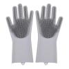 BCJMKDX Cleaning and Dishwashing Gloves, Waterproof and Insulated, Gray view 1