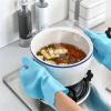 BCJMKDX Cleaning and Dishwashing Gloves, Waterproof and Insulated, Gray view 4