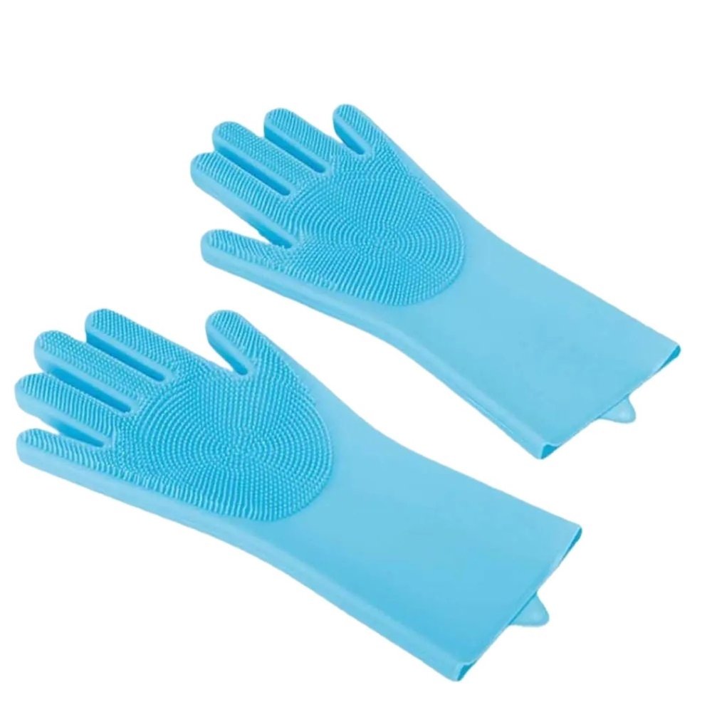 BCJMKDX Silicone Kitchen Dishwashing Gloves for Household Use (A2)
