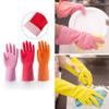 BCJMKDX Cleaning Gloves, Waterproof Dishwashing Gloves, Durable Kitchen Cleaning Gloves (Yellow, L) view 3