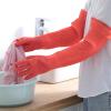 BCJMKDX Cleaning Gloves, Extended Dishwashing Gloves, 38 cm, Red, L view 2