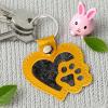 Dog Hair Keepsake Keychain view 3