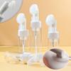 Empty Facial Foaming Cleanser Bottle with Silicone Brush, White, 180 mL, 20-Pack view 3