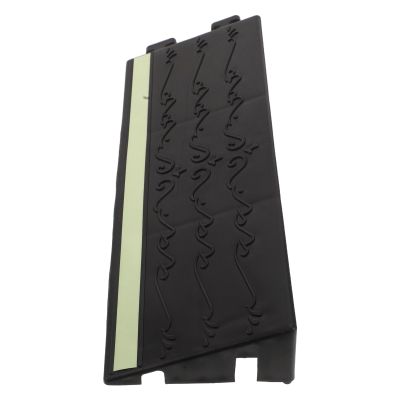 Zerodeko Durable Plastic Door Threshold Ramp with Glow-in-the-Dark Effect, 30 x 3.5 cm
