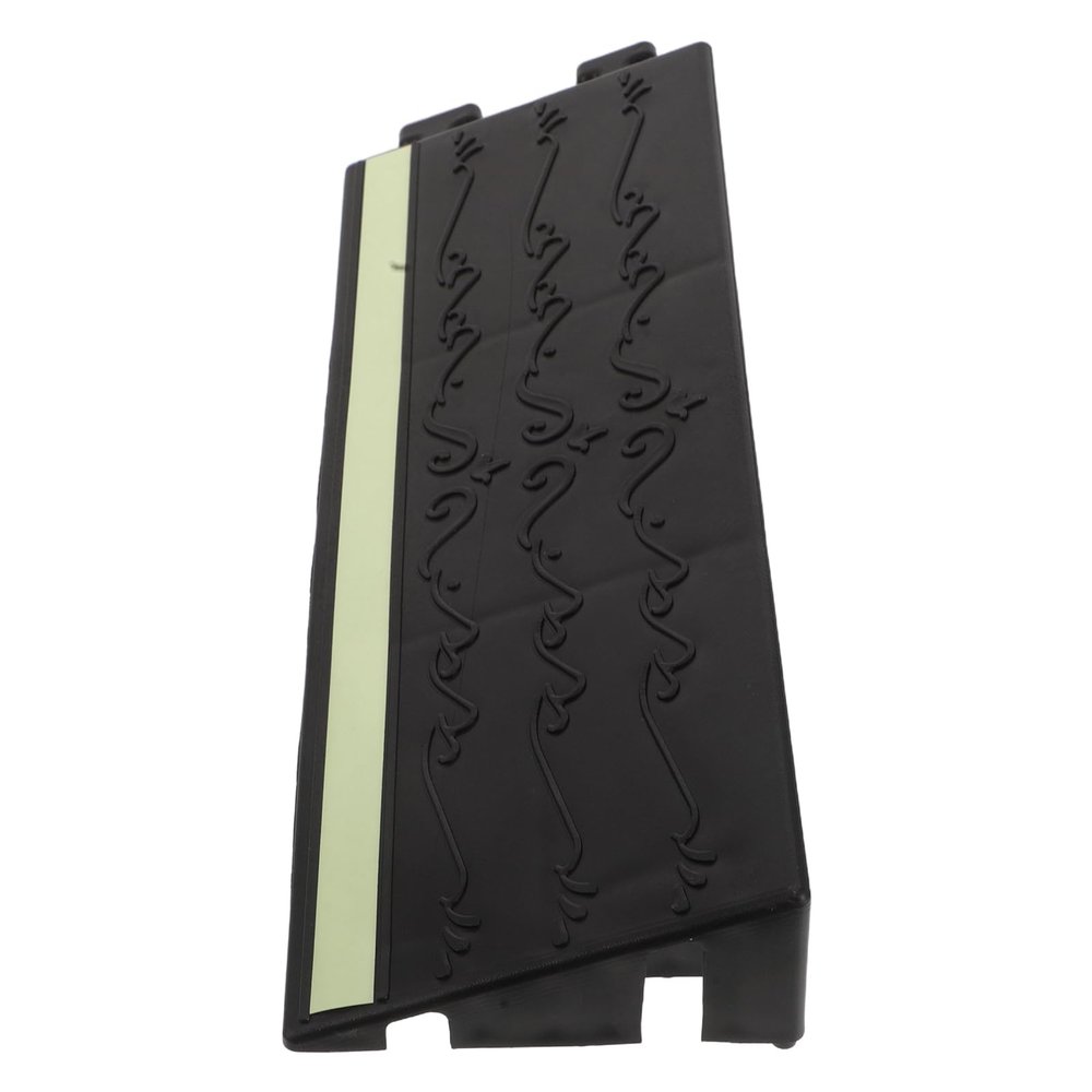 Zerodeko Durable Plastic Door Threshold Ramp with Glow-in-the-Dark Effect, 30 x 3.5 cm