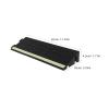 Zerodeko Durable Plastic Door Threshold Ramp with Glow-in-the-Dark Effect, 30 x 3.5 cm view 2