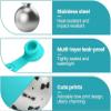 Portable Pet Water Bottle, 285 ml, Compact, for Dogs and Cats, Leakproof Bowl with Removable Silicone Bowl for Outdoor Walks and Hiking, New Model view 4