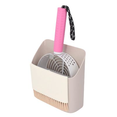 TIKATARER Cat Litter Scoop Set with Detachable Scoop and Brush