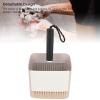 TIKATARER Stainless Steel Cat Litter Scoop Set with Brush and Storage Stand view 2