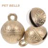 Happyyami Copper Pet Bells, 2-Pack Small Dog Bells with Clear Sound view 3