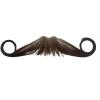 JSGHGDF 1 x Self-Adhesive Artificial Mustache, Brown HZ26, One Size view 3