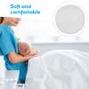 Alasum Reusable Nursing Pads, 10-Pack, 12-Layer Cotton, White view 4