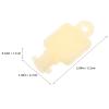 BESTYASH Universal Toilet Paper Dispenser Key with Lock Cylinder view 2