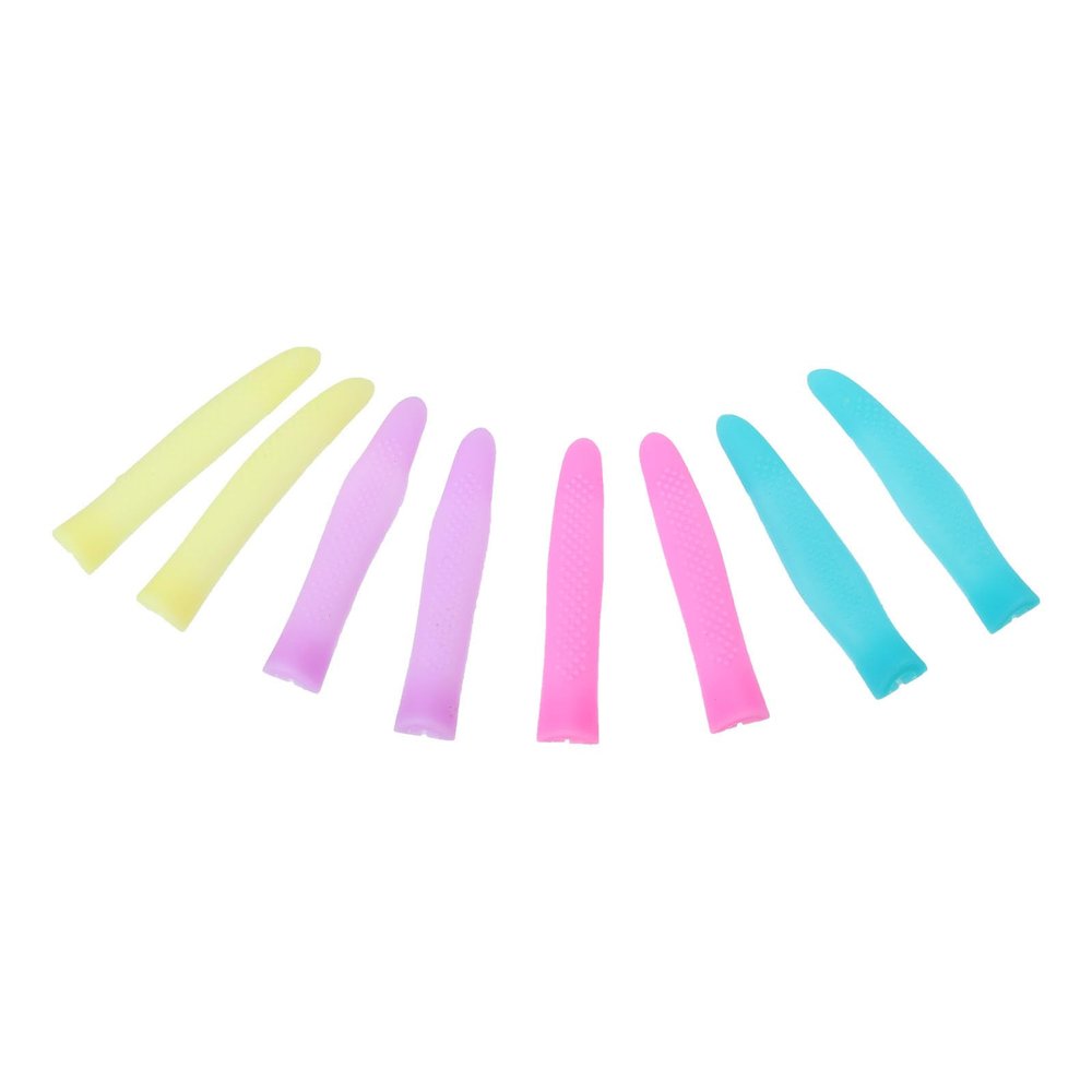 TOPBATHY Silicone Handle Covers for Cuticle Tools, 4-Pack