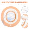 PERSELOSO Women's Sitz Bath Basin for Toilet, Non-Slip PP and TPR view 3