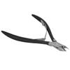TOPINCN Ergonomic Stainless Steel Cuticle Nipper, Non-Slip Cuticle Scissors for Dead Skin, Rose Gold, 9.9 x 6.3 cm (BLACK) view 2