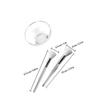 LALADEFIEE Nylon and ABS Foam Brush with Glass Bowl for Facial Cleansing, 1 Set view 2