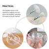 LALADEFIEE Nylon and ABS Foam Brush with Glass Bowl for Facial Cleansing, 1 Set view 3