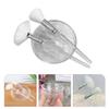 LALADEFIEE Nylon and ABS Foam Brush with Glass Bowl for Facial Cleansing, 1 Set view 4
