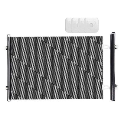 Retractable Pet Gate, Adjustable Width, No Drilling Required