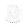 SHINEOFI Quiet Iron Hamster Exercise Wheel with Stand view 2