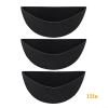 MoSundi 3-Pack Half-Round Felt Hanging Basket Liners view 2