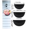 MoSundi 3-Pack Half-Round Felt Hanging Basket Liners view 3