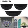 MoSundi 3-Pack Half-Round Felt Hanging Basket Liners view 4