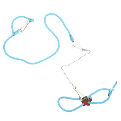 Leash for Small Pets, Round Anti-Bite Rabbit Leash for Outdoor Use