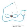 Leash for Small Pets, Round Anti-Bite Rabbit Leash for Outdoor Use view 2