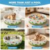 Foldable Dog Pool 90 x 45 cm with Drain Pipe view 4