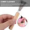 2-Piece Comb Cleaning Claw Set with Wooden Handles for Metal Combs view 3