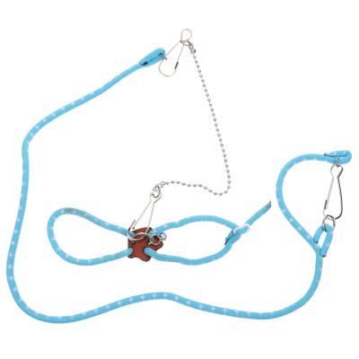 Artibetter Blue Metal Outdoor Leash for Small Pets