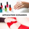 2-Pack PU Leather Hand Rest with Lychee Texture for Nail Art view 3
