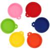 HYTROVE Reusable Silicone Cat Food Can Lids, 6-Pack view 1