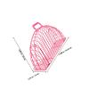 BESTYASH Stainless Steel Cat Bathing Cage, Scratch-Resistant, Pink view 2