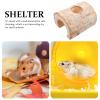 Outanaya Hamster Tunnel for Small Animals Such as Gerbils and Chinchillas, Beige Wooden Hideaway and Chew Toy for Cages and Carriers, Encourages Natural Climbing view 3