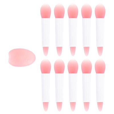HEANUJJ Lipstick Applicators, 1 Set Silicone and PS Lip Brushes