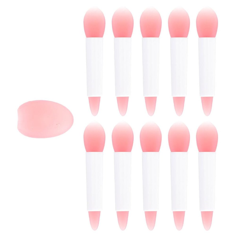 HEANUJJ Lipstick Applicators, 1 Set Silicone and PS Lip Brushes