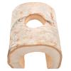 Toyvian Birch Wood Hamster Tunnel and Chew Toy with Hideout view 1
